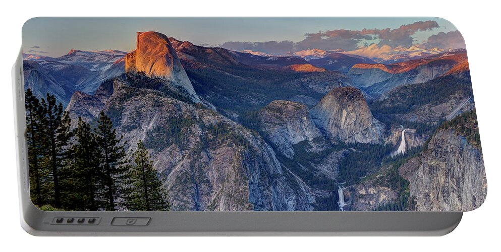 Yosemite Portable Battery Charger featuring the photograph High Sierra Sunset by Harold Rau