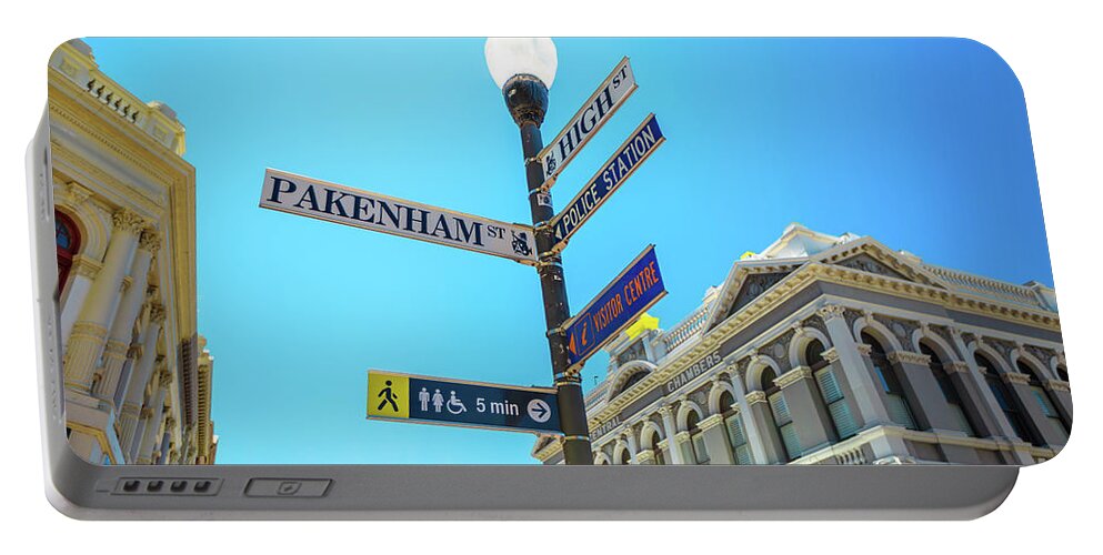 Perth Portable Battery Charger featuring the photograph High Street in Fremantle by Benny Marty