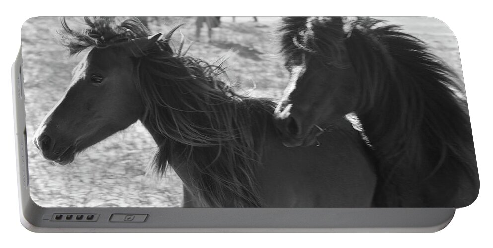 Animal Portable Battery Charger featuring the photograph Horse Style by Melissa Southern