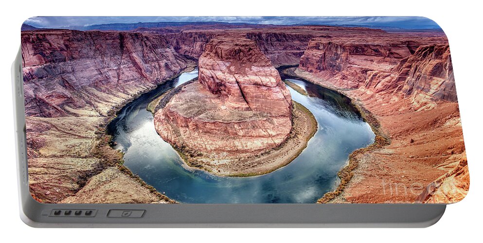 Horseshoe Bend Page Arizona Portable Battery Charger featuring the photograph Horseshoe Bend Page Arizona by Dustin K Ryan