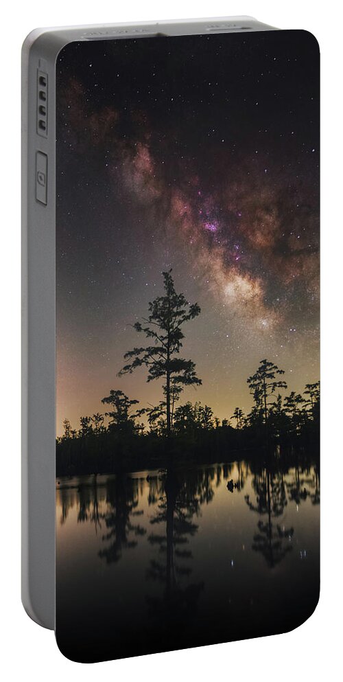 Nightscape Portable Battery Charger featuring the photograph Horseshoe Lake by Grant Twiss