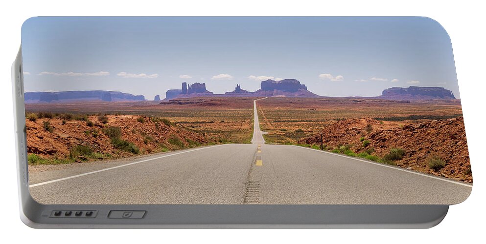 Hwy 163 Portable Battery Charger featuring the photograph Hwy 163 by Joe Schofield