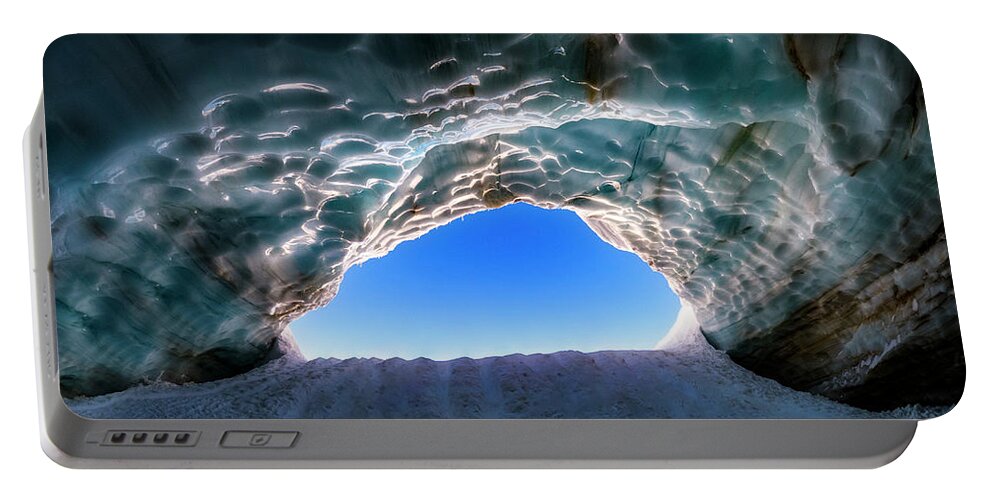 Extreme Portable Battery Charger featuring the photograph Ice Cave 2 by Pelo Blanco Photo