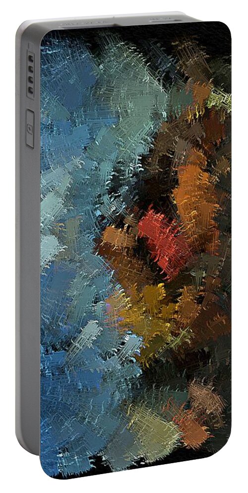 Earth Portable Battery Charger featuring the digital art Illusion 1 by David Manlove