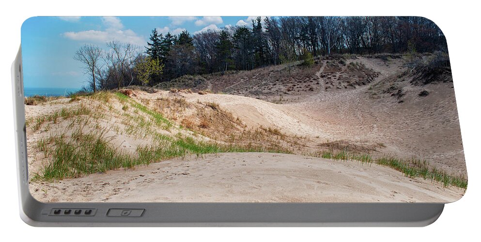 Indiana Dunes National Lakeshore Portable Battery Charger featuring the photograph Indiana Dunes National Lakeshore by Kyle Hanson