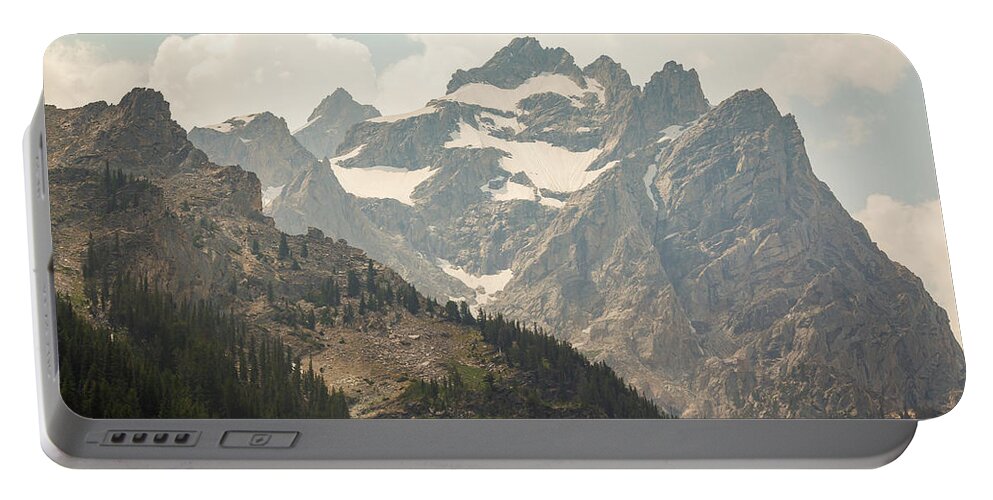 Mountains Portable Battery Charger featuring the photograph Inspirational Mountain Range by Katie Dobies