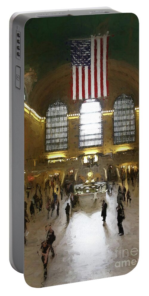 New York City Portable Battery Charger featuring the photograph Into the Lion's Den by Xine Segalas