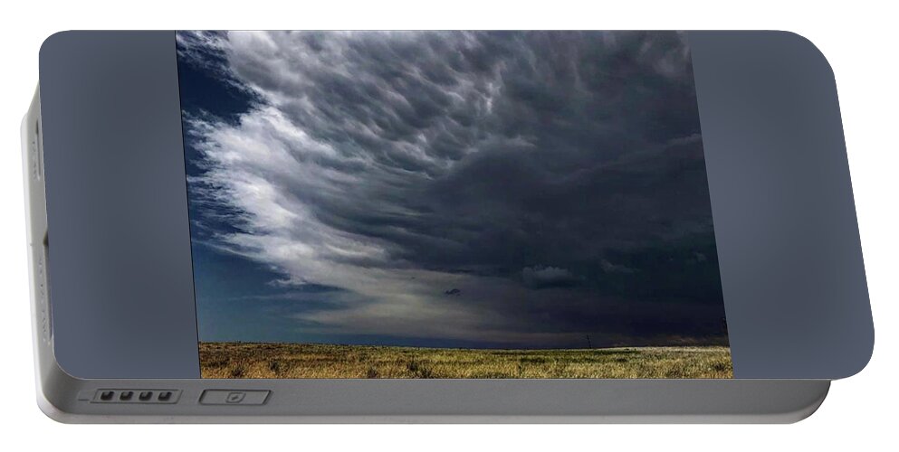 Iphonography Portable Battery Charger featuring the photograph Iphonography Clouds 1 by Julie Powell