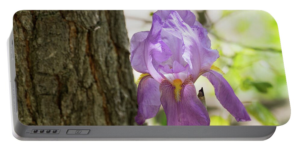 Flora Portable Battery Charger featuring the photograph Iris by Segura Shaw Photography