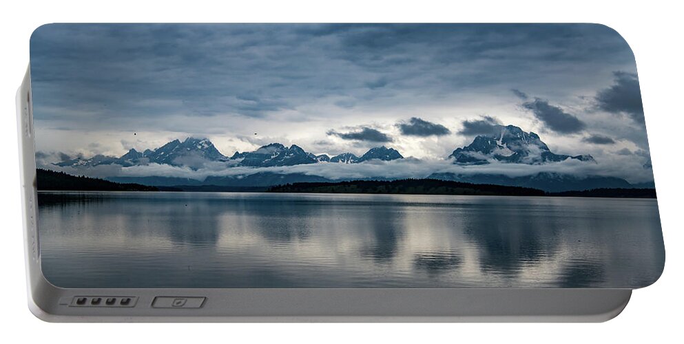 Nature Portable Battery Charger featuring the photograph Jackson Lake - Grand Tetons National Park by Rose Guinther