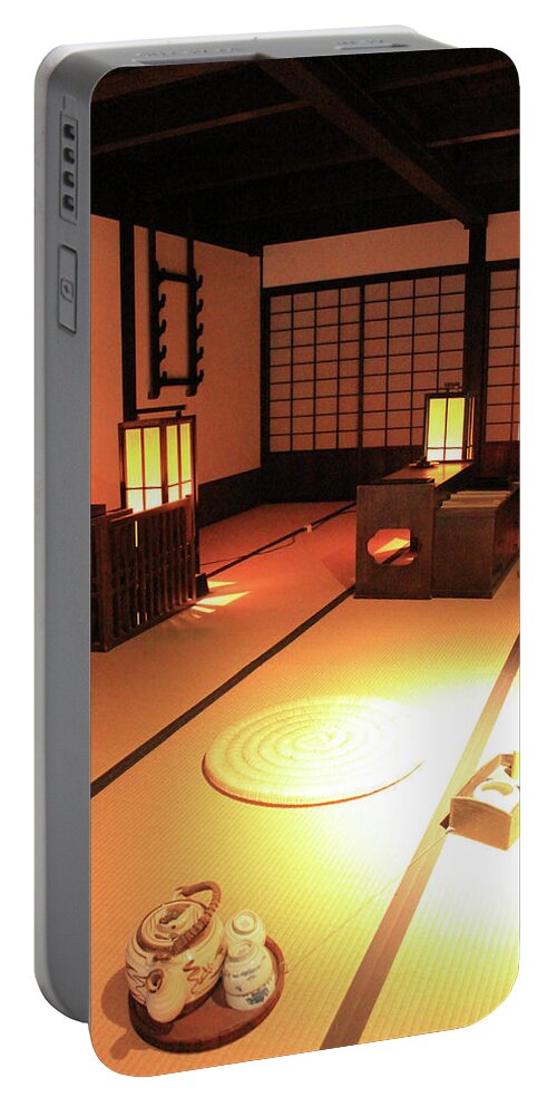 Japanese-style Room Portable Battery Charger featuring the photograph Japanese style room by Kaoru Shimada