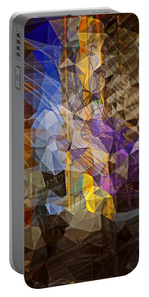 Jazz Portable Battery Charger featuring the photograph Jazz Alley Abstract by Jerry Abbott