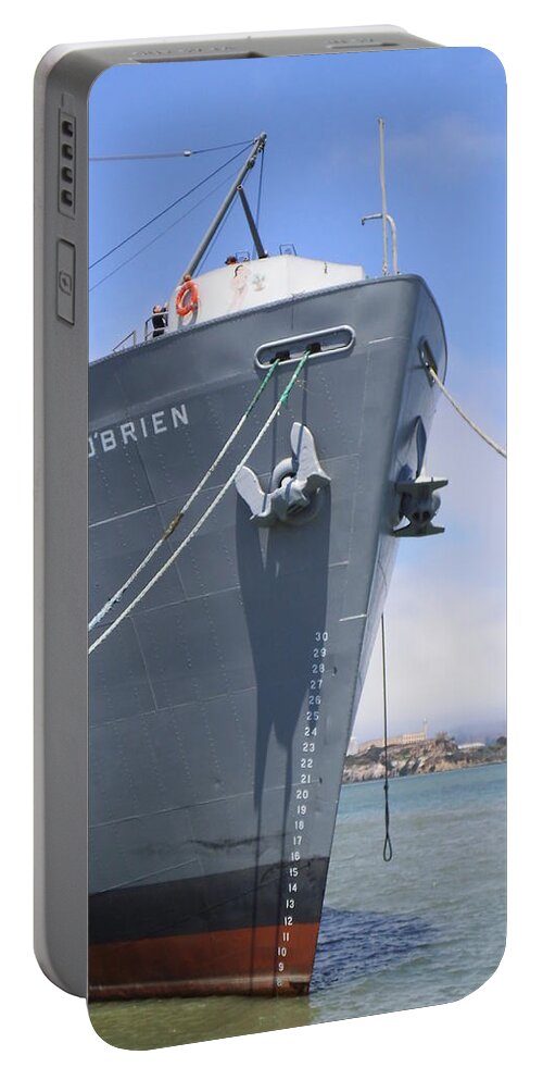Ship Portable Battery Charger featuring the photograph Jeremiah O' Brien by Heather E Harman