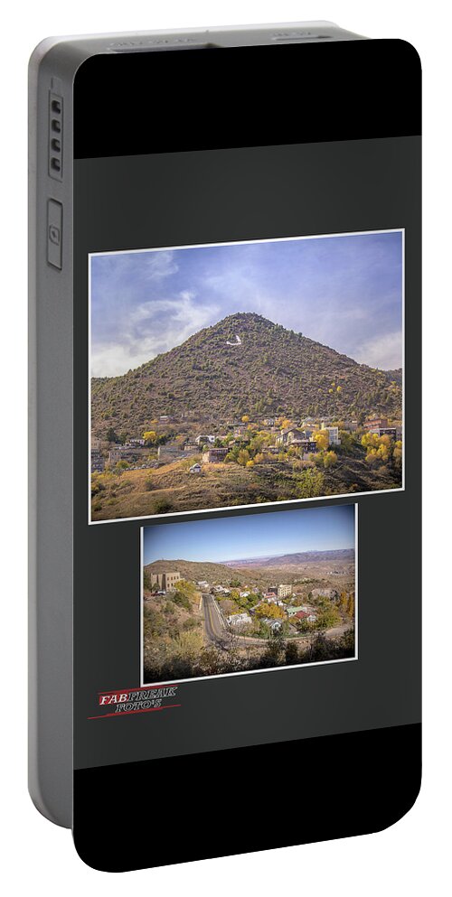 Jerome Portable Battery Charger featuring the photograph Jerome collage by Darrell Foster