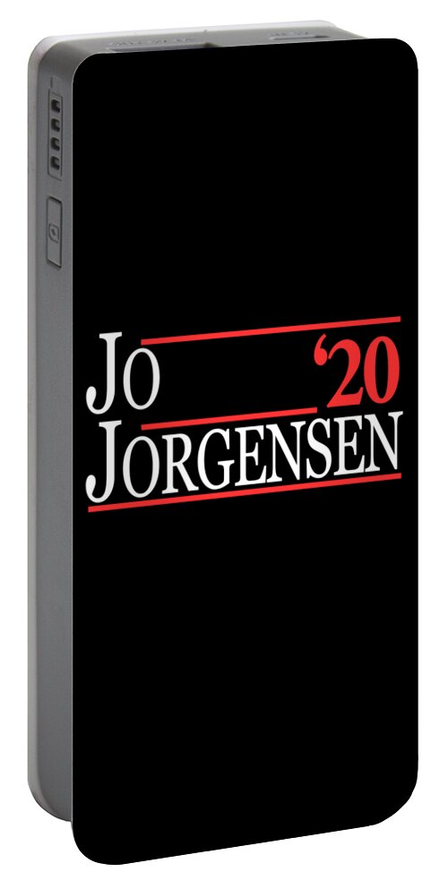 Election Portable Battery Charger featuring the digital art Jo Jorgensen For President 2020 by Flippin Sweet Gear