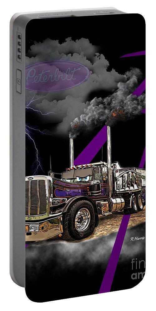  Portable Battery Charger featuring the photograph Johnnys truck by Randy Harris