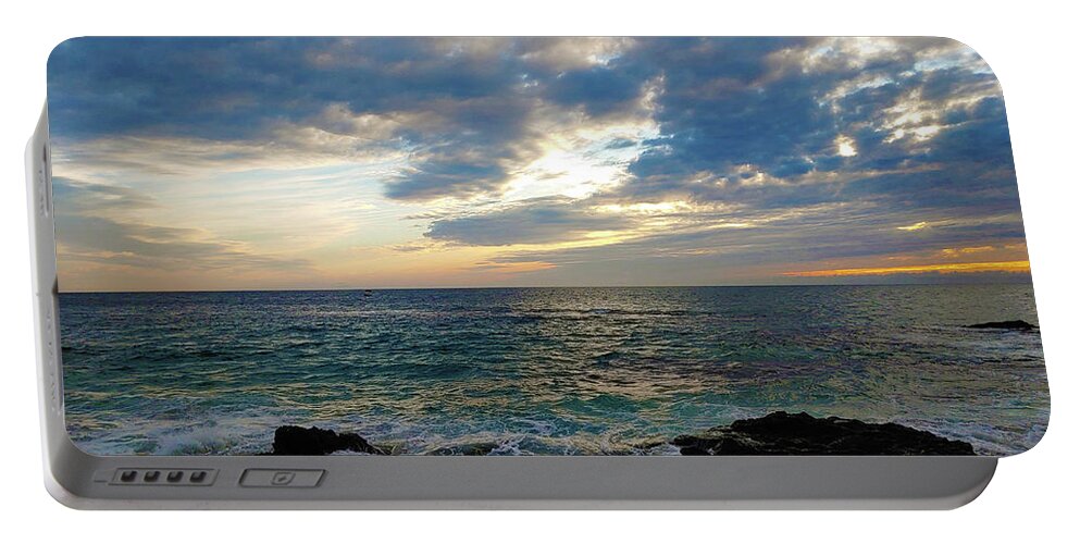 Sunset Portable Battery Charger featuring the photograph Just Another Day in Paradise by Marcus Jones