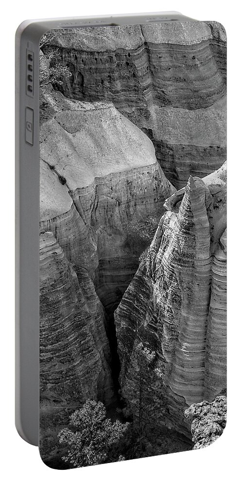 Tent Rocks Portable Battery Charger featuring the photograph Kasha-Katuwe Tent Rocks National Monument, NM by Steven Ralser