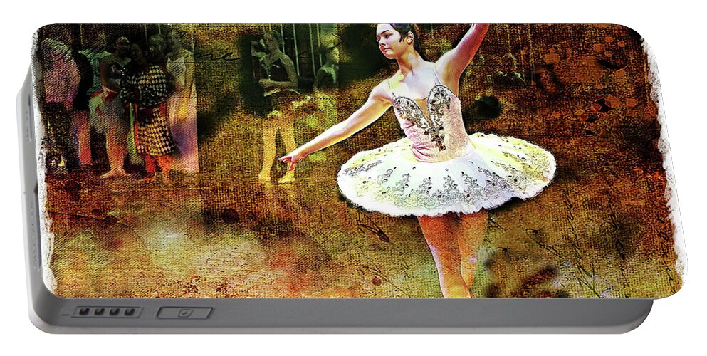 Ballerina Portable Battery Charger featuring the photograph Kayla by Craig J Satterlee
