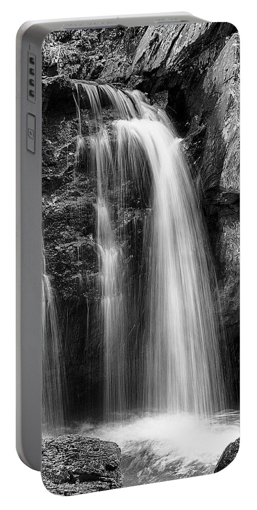 Cascading Portable Battery Charger featuring the photograph Kilgore Falls I by Charles Floyd