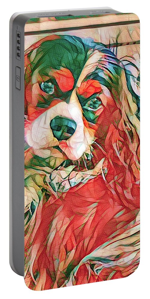 Commission Portable Battery Charger featuring the photograph Cavalier King Charles Spaniel Commission by Bellesouth Studio