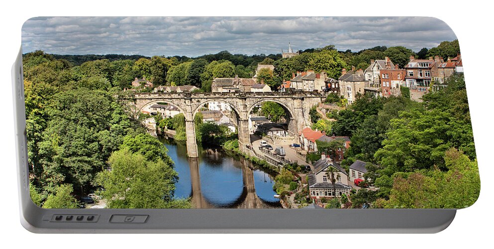 England Portable Battery Charger featuring the photograph Knaresborough by Tom Holmes Photography