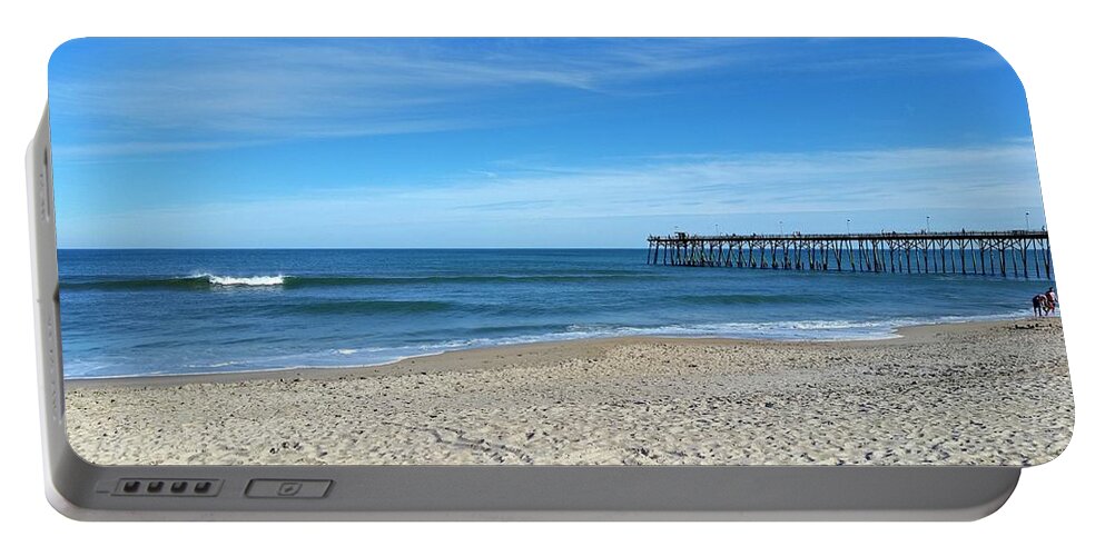 Kure Beach North Carolina Portable Battery Charger featuring the photograph Kure Beach by Rick Nelson