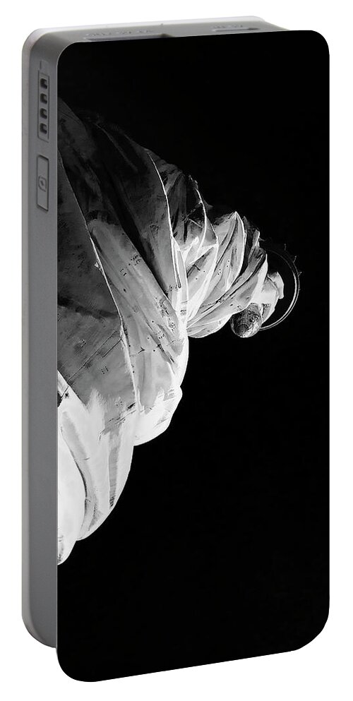 Lady Liberty Portable Battery Charger featuring the photograph Lady Liberty by Alina Oswald