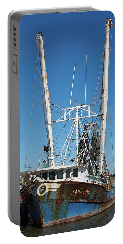 Boat Portable Battery Charger featuring the photograph Lady Love by Paul Freidlund