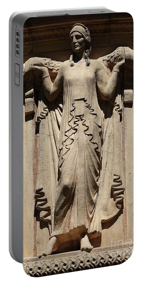 Wingsdomain Portable Battery Charger featuring the photograph Lady of The San Francisco Palace of Fine Arts 5D18154z by Wingsdomain Art and Photography