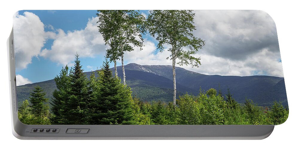 Lafayette Portable Battery Charger featuring the photograph Lafayette Birches by White Mountain Images