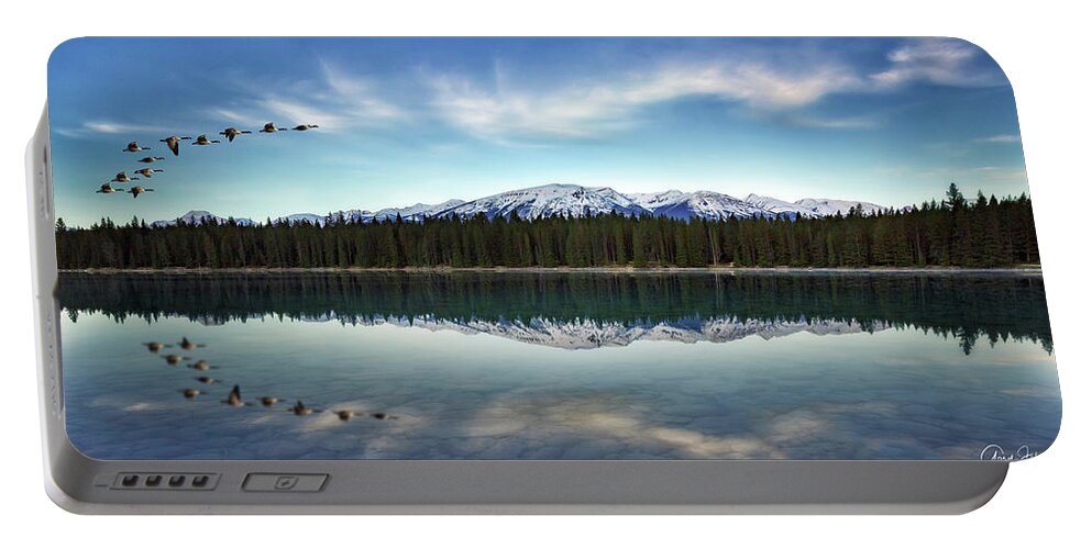 Lake-annette Portable Battery Charger featuring the photograph Lake Annette by Gary Johnson