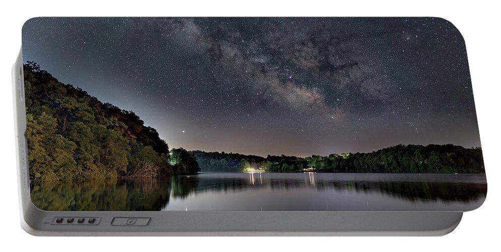 Lake Logan Portable Battery Charger featuring the photograph Lake Logan, Summer by Arthur Oleary