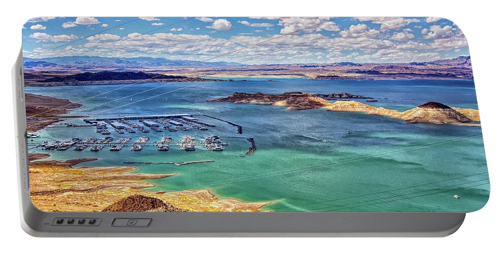 Lake Mead Portable Battery Charger featuring the photograph Lake Mead, Nevada by Tatiana Travelways