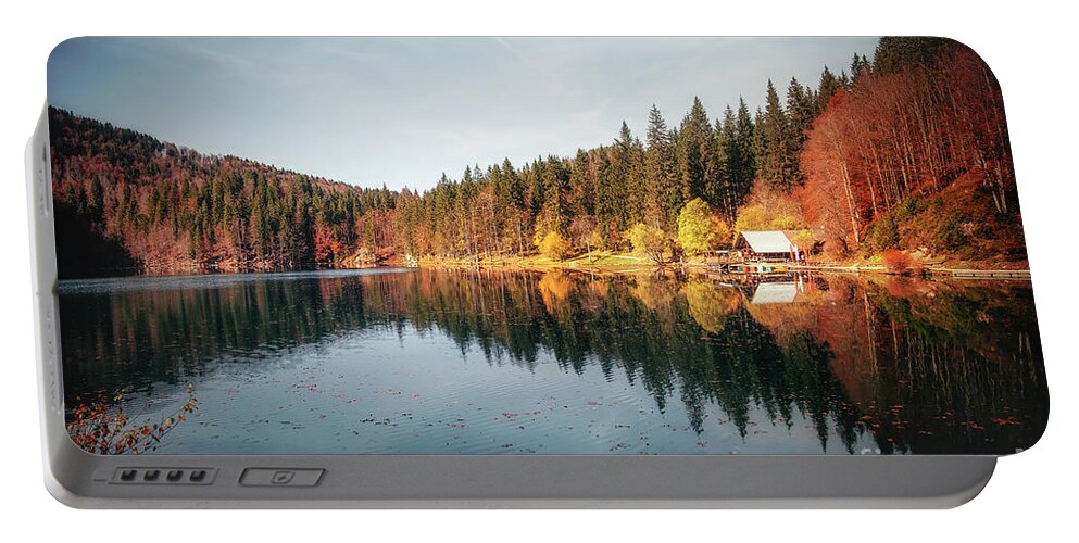Kremsdorf Portable Battery Charger featuring the photograph Lake Season by Evelina Kremsdorf