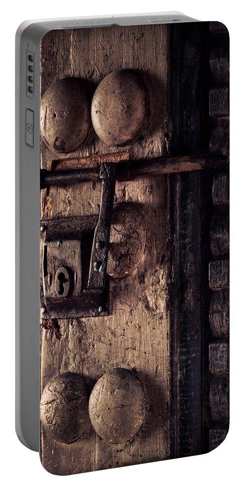 Cuba Portable Battery Charger featuring the photograph Latch by M Kathleen Warren