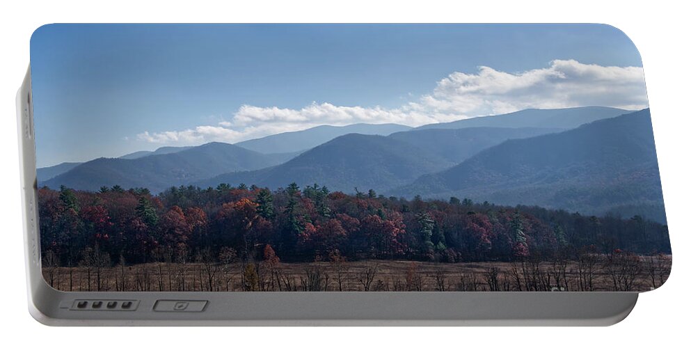 Autumn Portable Battery Charger featuring the photograph Late Autumn in Cades Cove by Phil Perkins