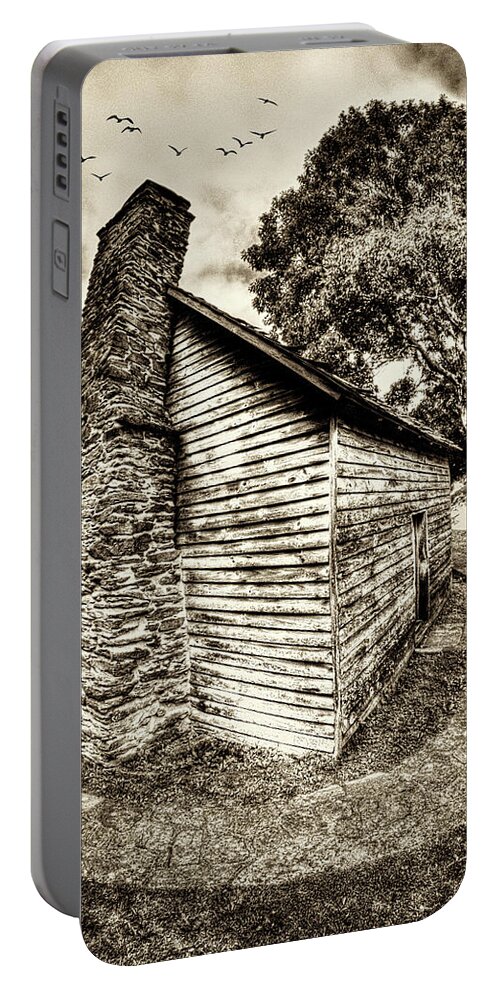 North Carolina Portable Battery Charger featuring the photograph Life Was Hard fx by Dan Carmichael