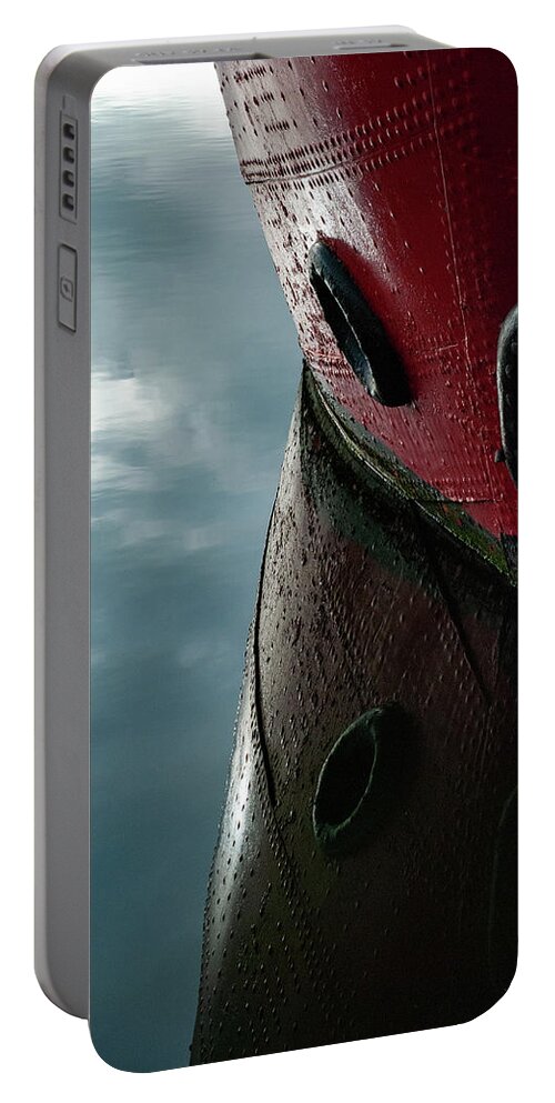 Boat Portable Battery Charger featuring the photograph Lightship by Gavin Lewis