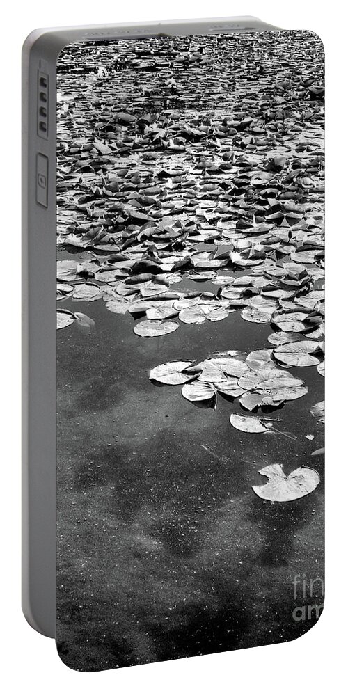 Ann Arbor Portable Battery Charger featuring the photograph Lily Pads by Phil Perkins