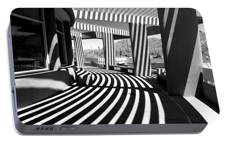 Arizona Portable Battery Charger featuring the photograph Lines and Curves by Lucinda Walter