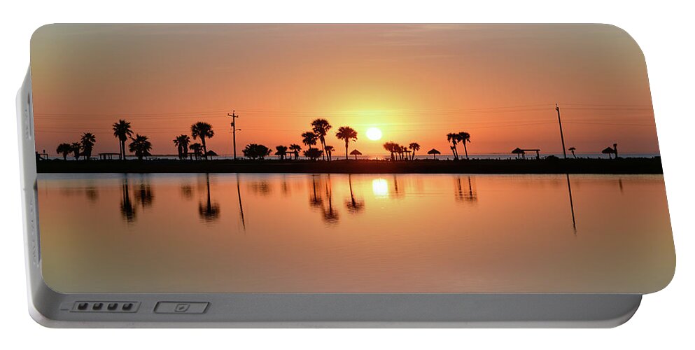 Sunrise Portable Battery Charger featuring the photograph Little Bay Reflections by Christopher Rice