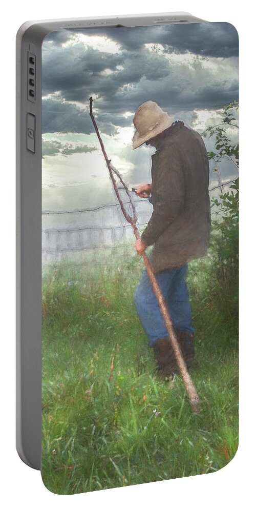  Portable Battery Charger featuring the photograph Living a Boyhood Dream by Debra Boucher