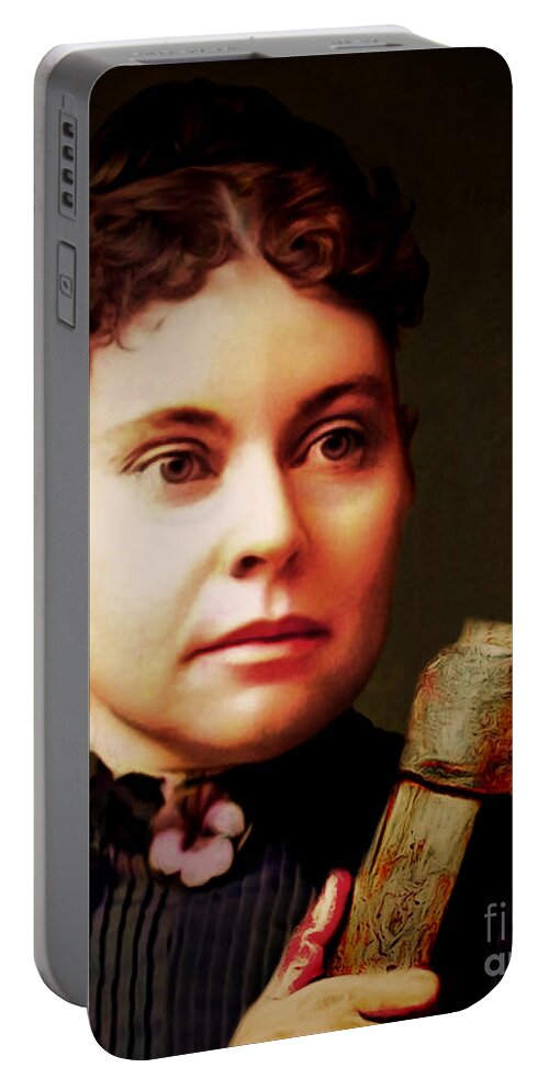 Wingsdomain Portable Battery Charger featuring the photograph Lizzie Borden Took An Ax And Gave Her Mother Forty Whacks 20210828 v2 by Wingsdomain Art and Photography