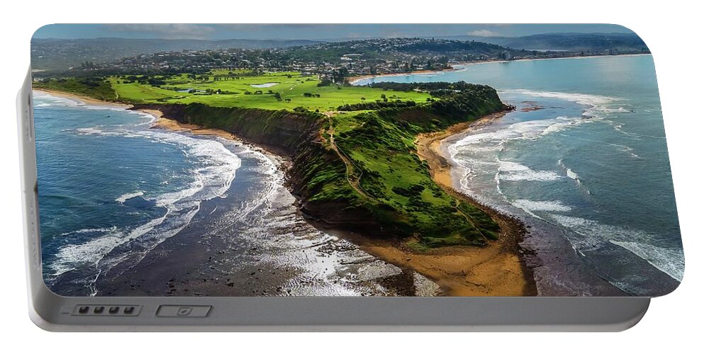 Beach Portable Battery Charger featuring the photograph Long Reef Headland No 1 by Andre Petrov