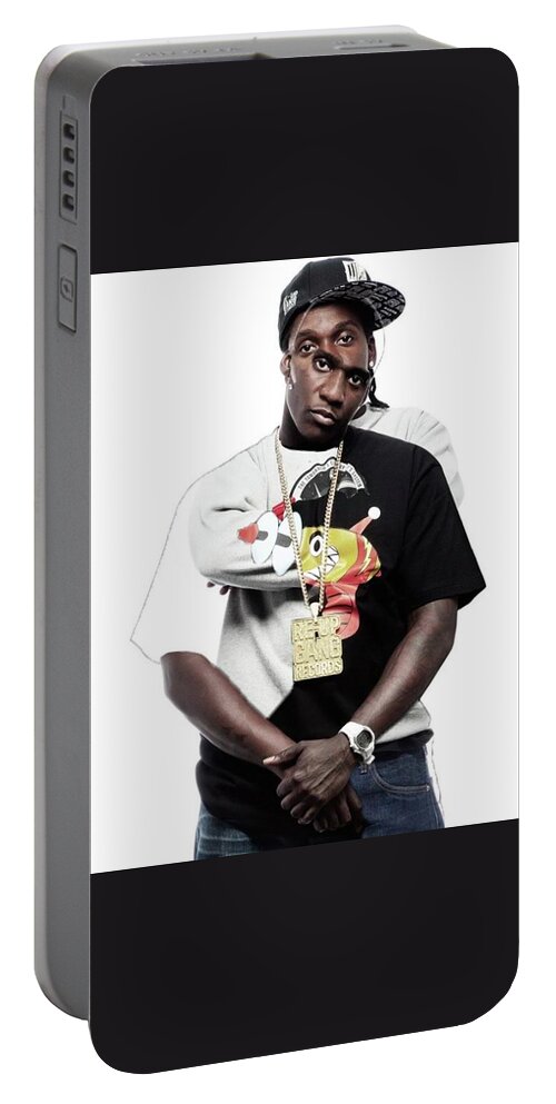Hiphop Portable Battery Charger featuring the digital art Lord Willin by Corey Wynn