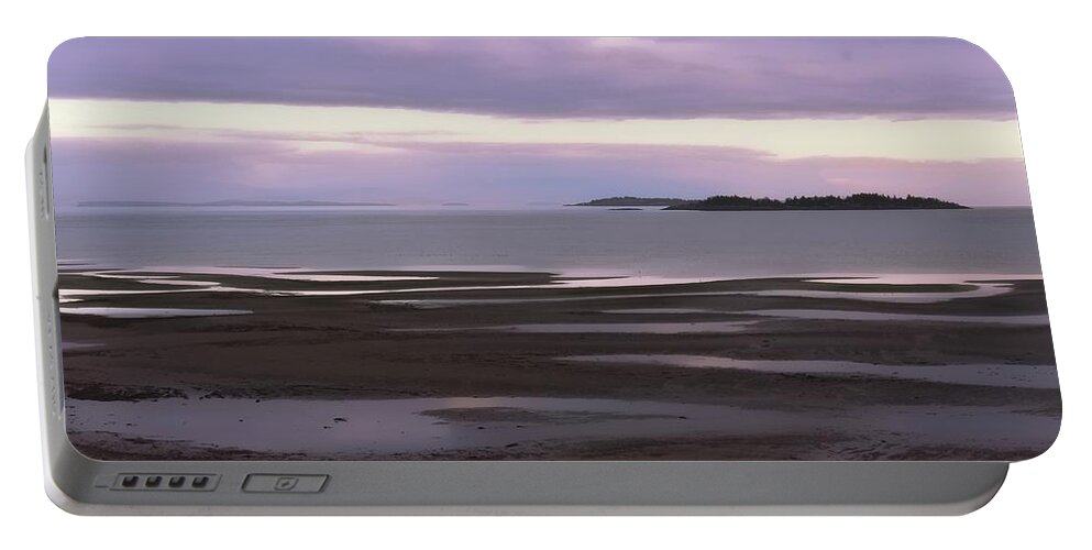 Landscape Portable Battery Charger featuring the photograph Low Tide Madrona Beach by Allan Van Gasbeck