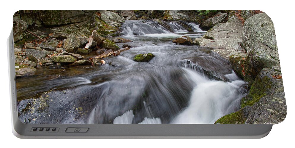 Lynn Camp Falls Portable Battery Charger featuring the photograph Lower Lynn Camp Falls 12 by Phil Perkins