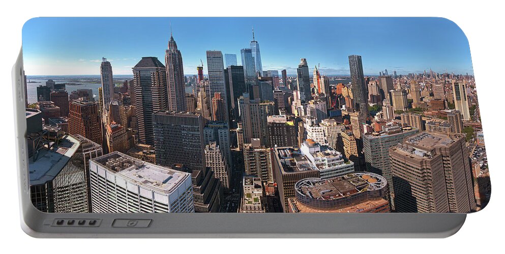 Lower Manhattan Portable Battery Charger featuring the photograph Lower Manhattan Oct2018 by S Paul Sahm