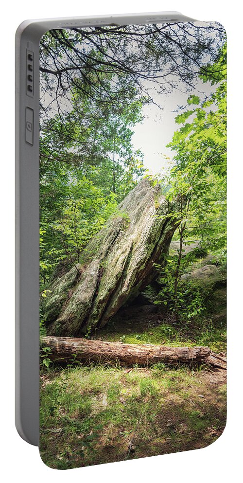 Landscape Portable Battery Charger featuring the photograph Lusk Creek Boulder by Grant Twiss